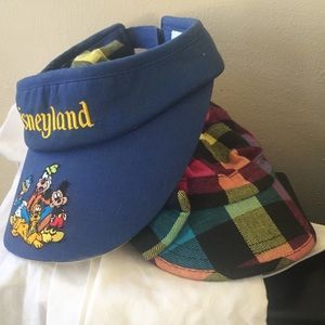 TWO vintage Disney hats